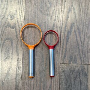 Orange and Red fruit or vegetable scoop Set